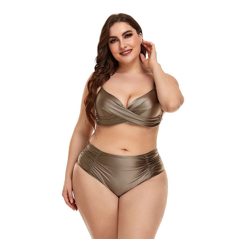 biquíni plus size, Com Brilho