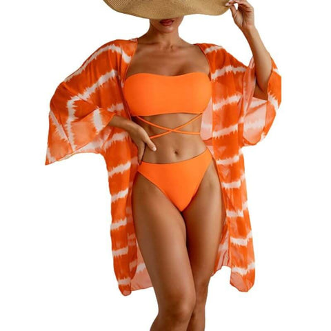 moda praia 2022 laranja