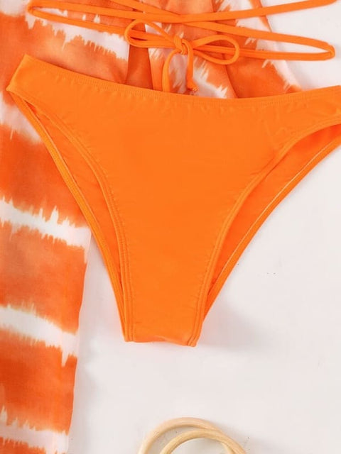 Kit Moda Praia Tie Dye Biquíni 11