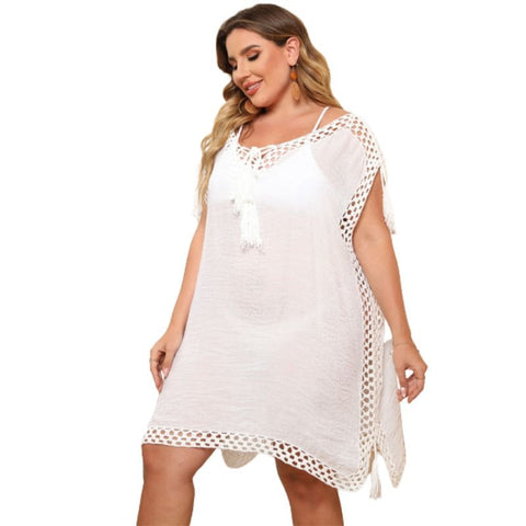 Saída De Praia Feminina Plus Size 01
